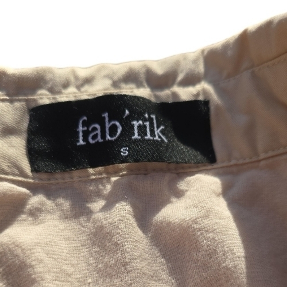 fab'rik Beige Mini Havana Dress Sz.Sml - Picture 3 of 9